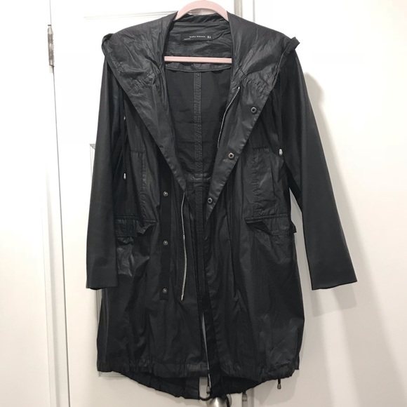 zara women black jacket
